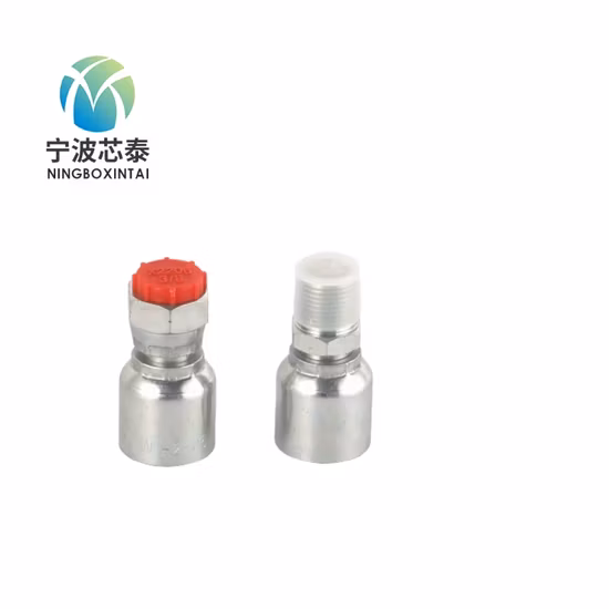 Fornecedor da China OEM ODM Parker Parkrimp e caixa de extremidade de mangueira reutilizável/aço inoxidável cruz Tee giratório tubo hidráulico acessórios de crimpagem personalizados